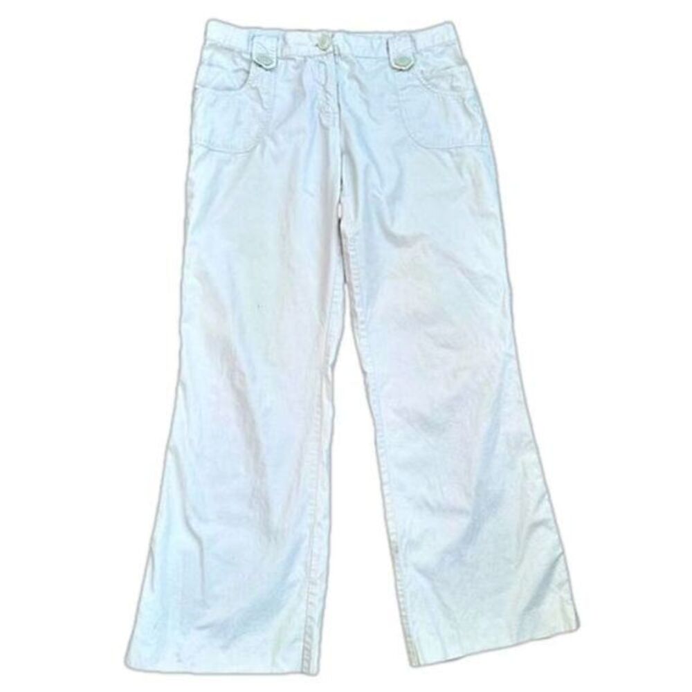 Vintage Xhilaration Beige Wide‑Leg Pants Size 11 Lightweight cream Summer Y2K